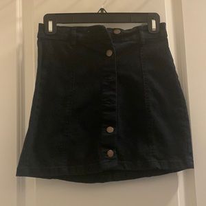 forever 21 small navy skirt